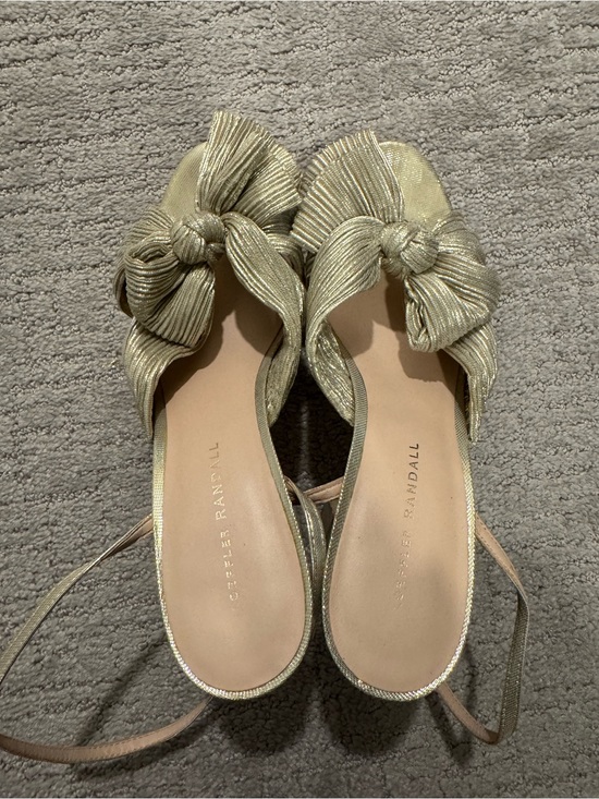 Loeffler Randall Shoes - Loeffler Randall Gold Pumps